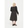 Women's dress with a cut Mist Plus-Size, size 52, black color