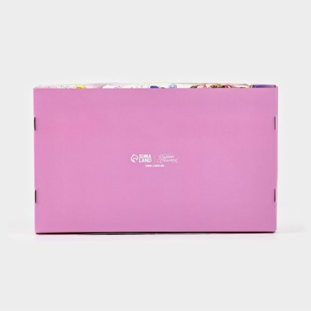 Box for eclairs with liners "Flowers", 25.2 x 15 x 7 cm-2