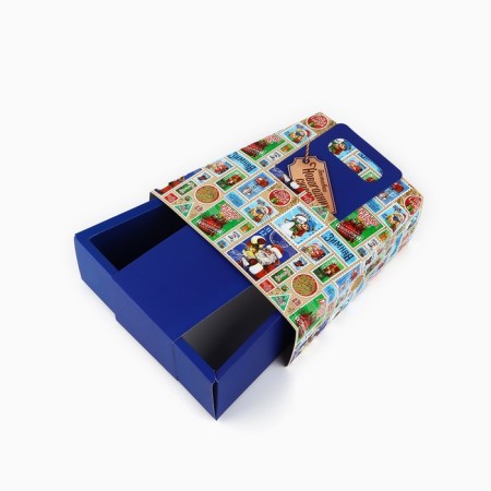 Box of the team with handles "New Year's Post" 23 x 8 x 32 cm, New Year-4