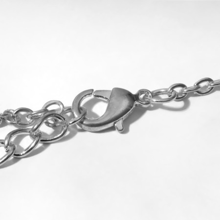 Piece "Butterflies" up, color silver, 42 cm-1