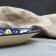 The herdgehog of Rishtan ceramics "Flowers", 24 cm, blue, mix