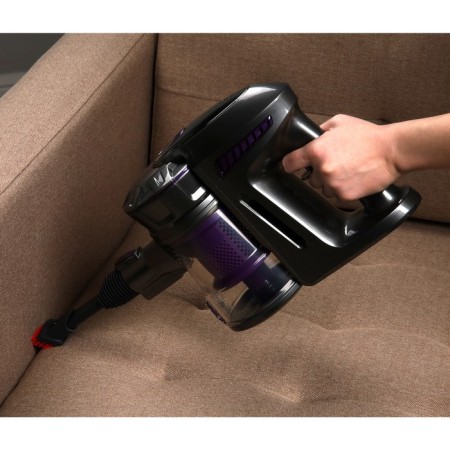 Vertical vacuum cleaner Windigo Luc-2210, 150 watts, 0.5 l, wireless, purple-25