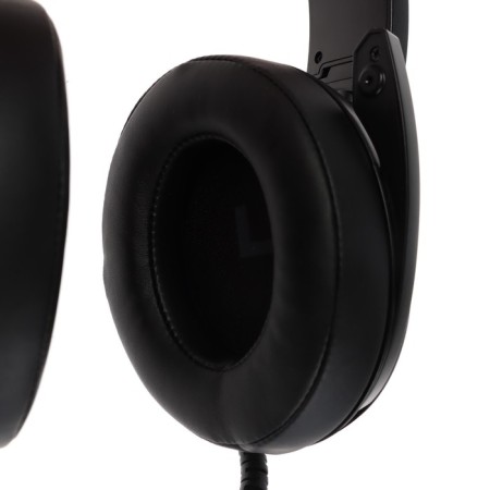 Qumo Olympus headphones, game, microphone, USB, 2.2m, backlight, black-4
