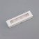 Box for 5 sweets with a shell, with a window, with thin dividers, white 21x5x3.3 cm