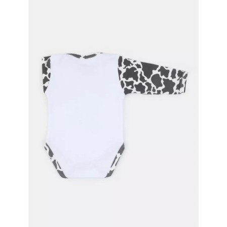 Body baby with a long sleeve Rant Milk-Aholic, height 62 cm, white color-4