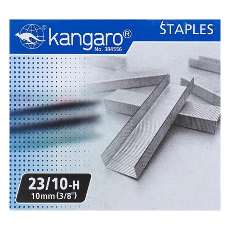 Staps for a powerful stapler No. 23/10 Kangaro, high -quality steel, 1000 pieces-3