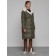 Coat insulated winter female, size 42, khaki color