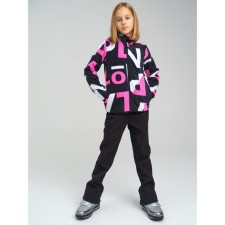Fleet from a blis on a zipper for a girl, height 134 cm