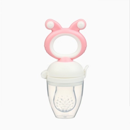 Nibbler with silicone mesh, rotary piston, pink color