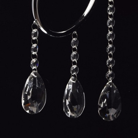 Bra "Adele" 1x40W E14 chrome 47x12x27cm-6