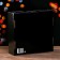 Gift box "100% man", black, 23 x 23 x 8 cm