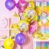 Latex ball 12 "Bob sponge," Happy Birthday! ", Pastel, mix 2 tbsp, 25 pcs.