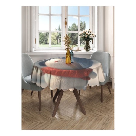 The tablecloth on the table "Cute Bunny", Round, Saten, D = 150 cm-1