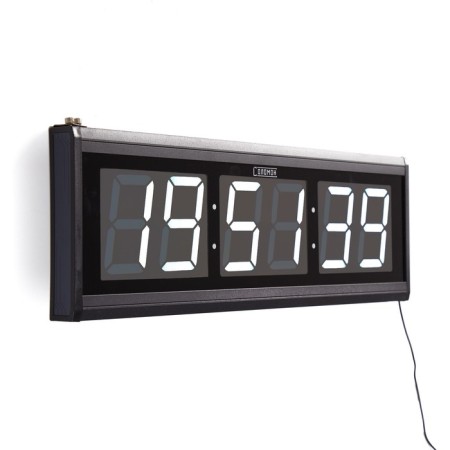 Electronic wall clock, with an alarm clock, 20 x 3 x 60 cm-1