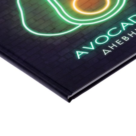 Universal diary for grades 1-11, "avocado. Neon sign", solid cover 7BC, matte lamination, selective varnish, 40 sheets-2