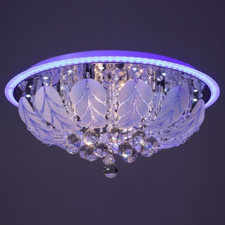 Chandelier 5855/600 chrome 8x40W E14 LED+Blue PDU 60x60x27cm-6