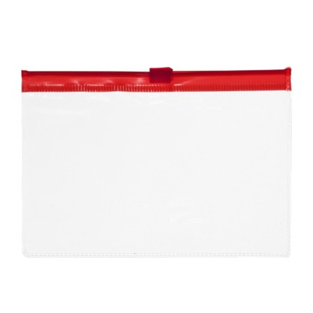 Set folder-convert on a zipper, A7+, 200 mkr format, 4 pieces, 4 colors, transparent, 8.5 x 13 cm-1
