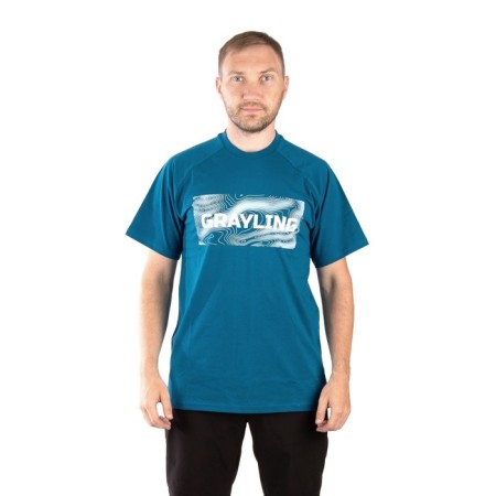 Grayling Riverbad T-shirt, Cotton, Blue, Rr.-1
