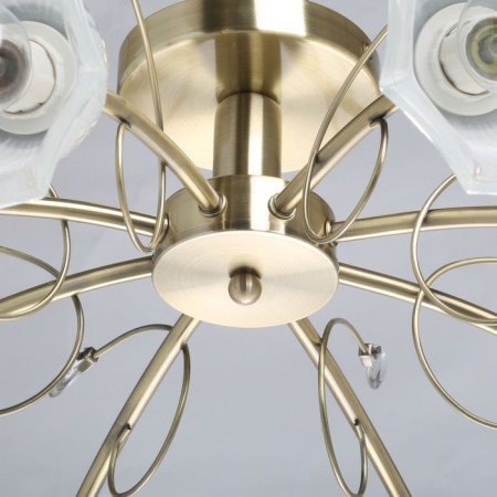 Chandelier "Flora", size 72x24x72 cm, 320W 8xe14-8