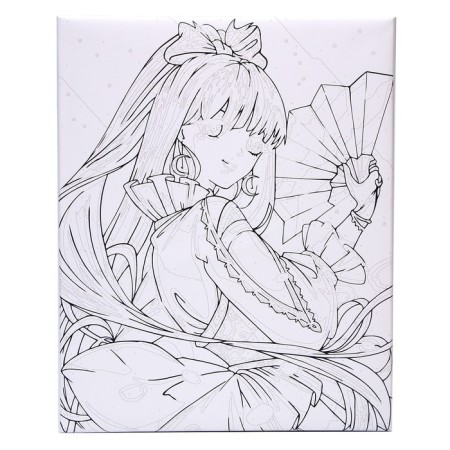 Picture on numbers on a canvas with a subframe "Heiress", 40 x 50 cm-1