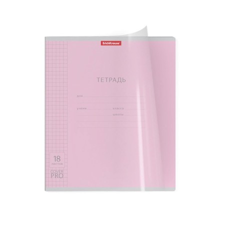 Notebook18l CL Erichkrause Coverpro classic. layer. region. chalk. Cardboard, mix-4