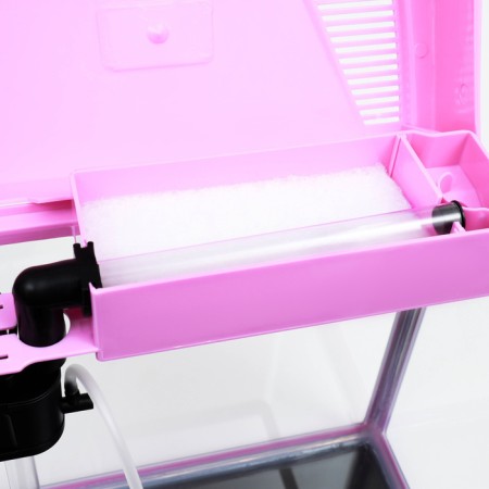 The Seastar HX-320F Aquarium includes: LED lamp, filter, 18 l, pink-5