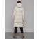 Coat insulated winter female, size 42, light-beige color