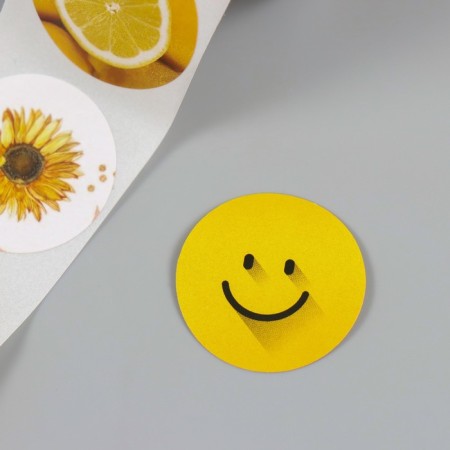 Stick Paper "Yellow" d = 2.5 cm 252 pcs in roll-6