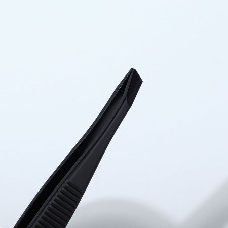 Pinzet "Premium" beveled, narrow, 9 × 0.6 cm, on the blist, black color-5