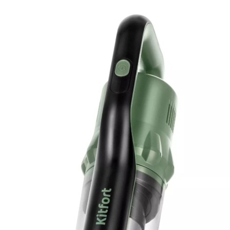 Vacuum cleaner KitFort KT-5237, vertical, 450 watts, 0.6 l, black and green-3