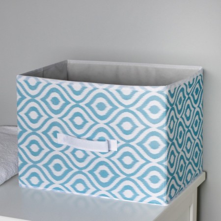 The storage box "Laguna", 37 × 27 × 27 cm, the color turquoise-7