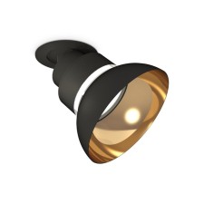 A set of built -in rotary lamp Ambrella Light, Techno, XM8102601, GX53, Black Sand, Gold, Yellow Polized, Transparent