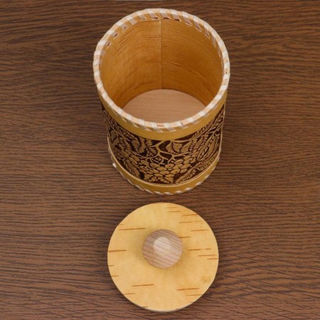 TUES "Ryabina" 8x8x12 cm, birch bark-2