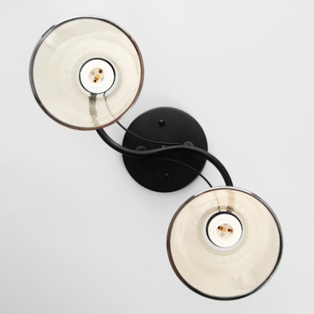 Chandelier "Edott" 2he27 40W Black 43x15x25 cm Bayerlux-3