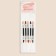 A set of applicators for shadows, with a brush, bilateral, 5 pcs, 7.5 cm, black/silver color