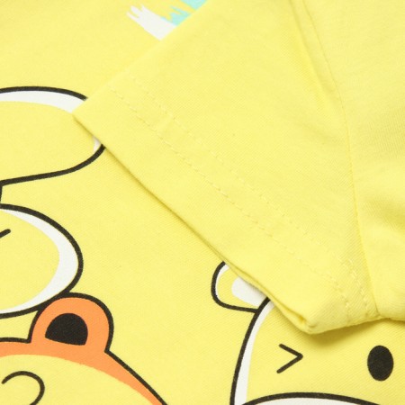 T -shirt for a boy, yellow color, height 92 cm-2