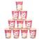 Paper glass "Happy Birthday!", 250 ml, cats aristocrats