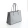 Women's bag with lightning, textura, average size, color gray
