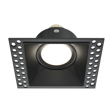 The built-in lamp Technical DL042-01-SQ-B, 1x50W, 11.2x9x4.2 cm, GU10, Black Color Black