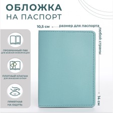 Cover for passport, blue color