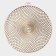 A set of serving napkins on the table “Vira”, 4 pcs, d = 38 cm, gold color