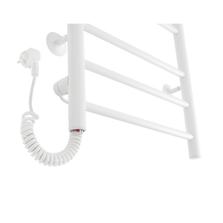 Electric towel Domoterm 109-6, 400x600 mm, left, white matte-2