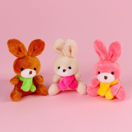 Soft toy "My soul mate", Bunny, Mix color-8