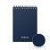 Notepad on the crest A6, 60 sheets, cage, Erichkrause "Classic", plastic cover silk -screen cover, OFSET Belic 100%, OFSET block, MIX