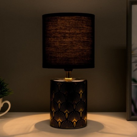 Highway lamp 16562/1BK E14 40W Black-gold 13x13x27 cm Risalux-2
