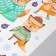 Interior color sticker "Fox and New Year" 30x40 cm