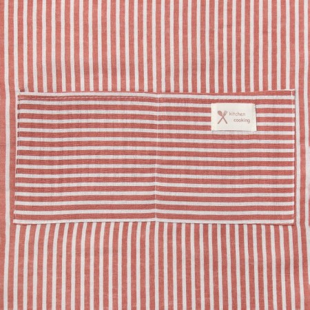 Apron of the Dolyana with a pocket, central red, 70*65 ± 4cm, 100% HL, Rogozhka-2