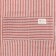 Apron of the Dolyana with a pocket, central red, 70*65 ± 4cm, 100% HL, Rogozhka