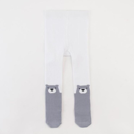 Pantyhose crumb I am "Bear", white, height 68-74 cm-1