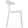 Plastic stool Vite plastic, white 49x48x75 cm